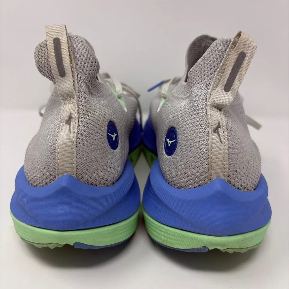Mizuno Neo Vista Men's Size 9 Grey Blue Green Running Shoes (J1GC243451)